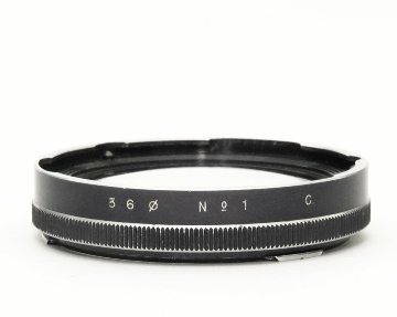 Rollei I 型用 walz PARWALZAR NO.1接写レンズ 36φ 革ケース付き の画像
