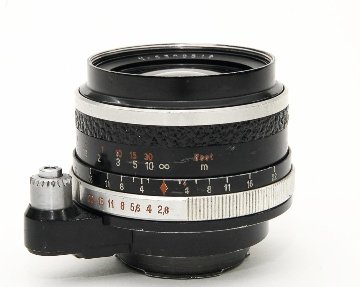 35/2.8 Flektogon　エキザクターマウント  (Carl Zeiss Jena) Germany 　自動絞りと実絞り切り替え有り  前後キャップ付85%の画像
