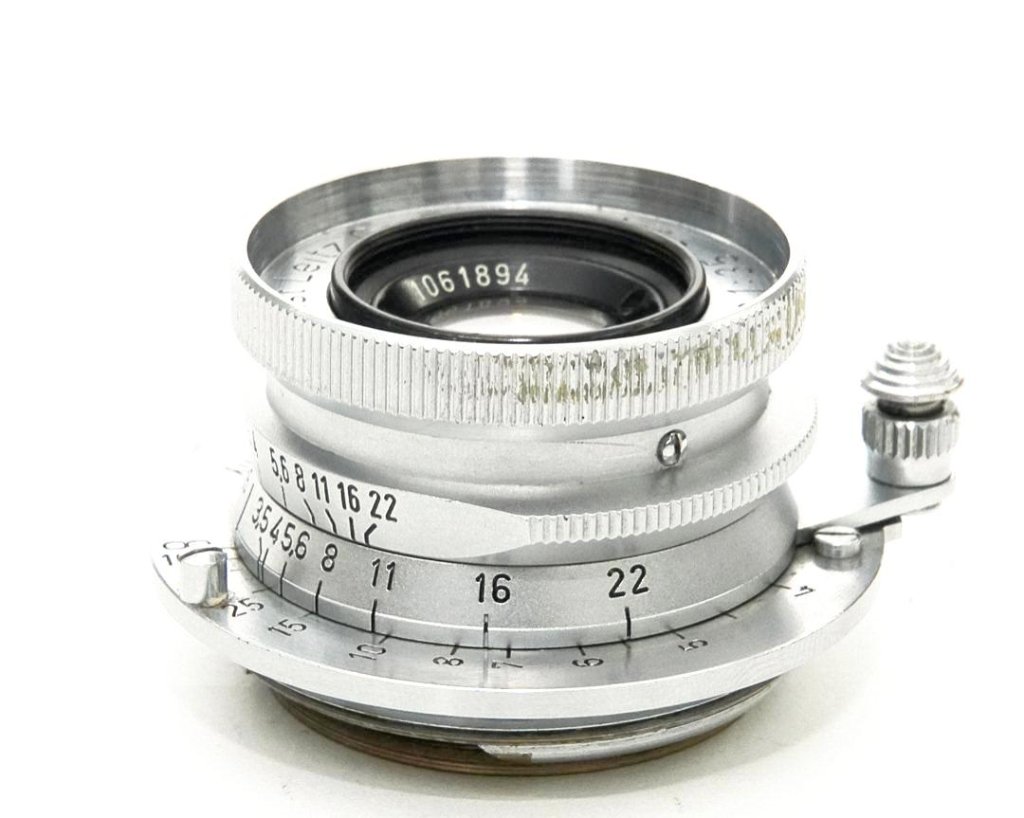 35/3.5 Summaron (Made in Germany) ライカスクリュー(L39)用  前後レンズキャップ付  L#1061894　フード&フィルターは36mm φカブセの画像