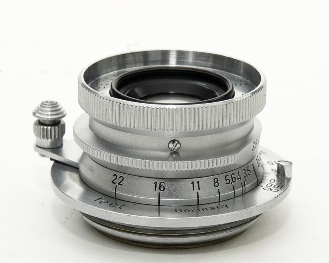 35/3.5 Summaron  L#1061894 (Made in Germany) ライカスクリュー(L39)用  前後レンズキャップ付 フード&フィルターは36mm φカブセの画像