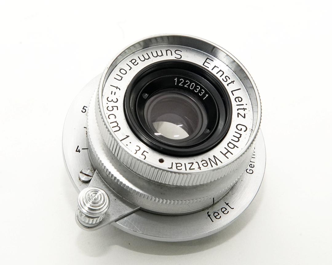 35/3.5 Summaron L#1220331 Made in Germany Leitz   ライカスクリュー(L39)用 　1953年製の画像