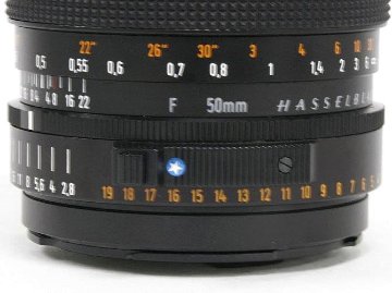 50/2.8 Distagon T* FE FLEレンズ (フローティング機構)  V-シリーズ,ハッセルF用 前後キャップ付の画像