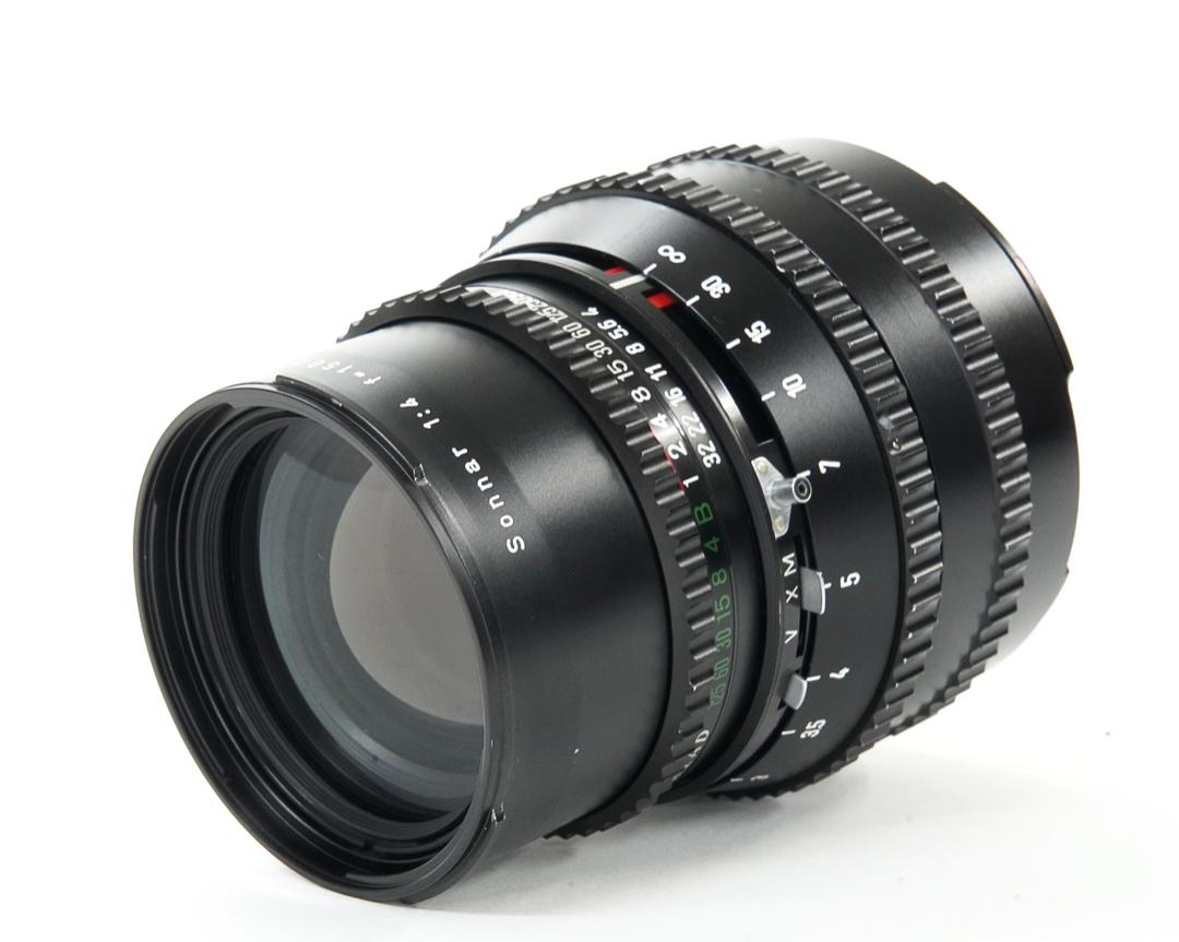 150/4 Sonnar T* (Cレンズ) ハッセルブラッド Vシリーズ用  SYNCHRO COMPUR M.X.V.Shutter 付  前後キヤップ付の画像