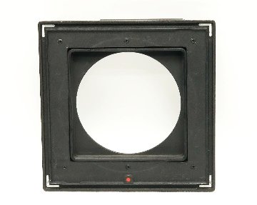 Sinar 用 Linhof Technika 4×5inレンズ 　アダプタボード，14 cm 角 Sinarオリジナルボード使用　中古品の画像