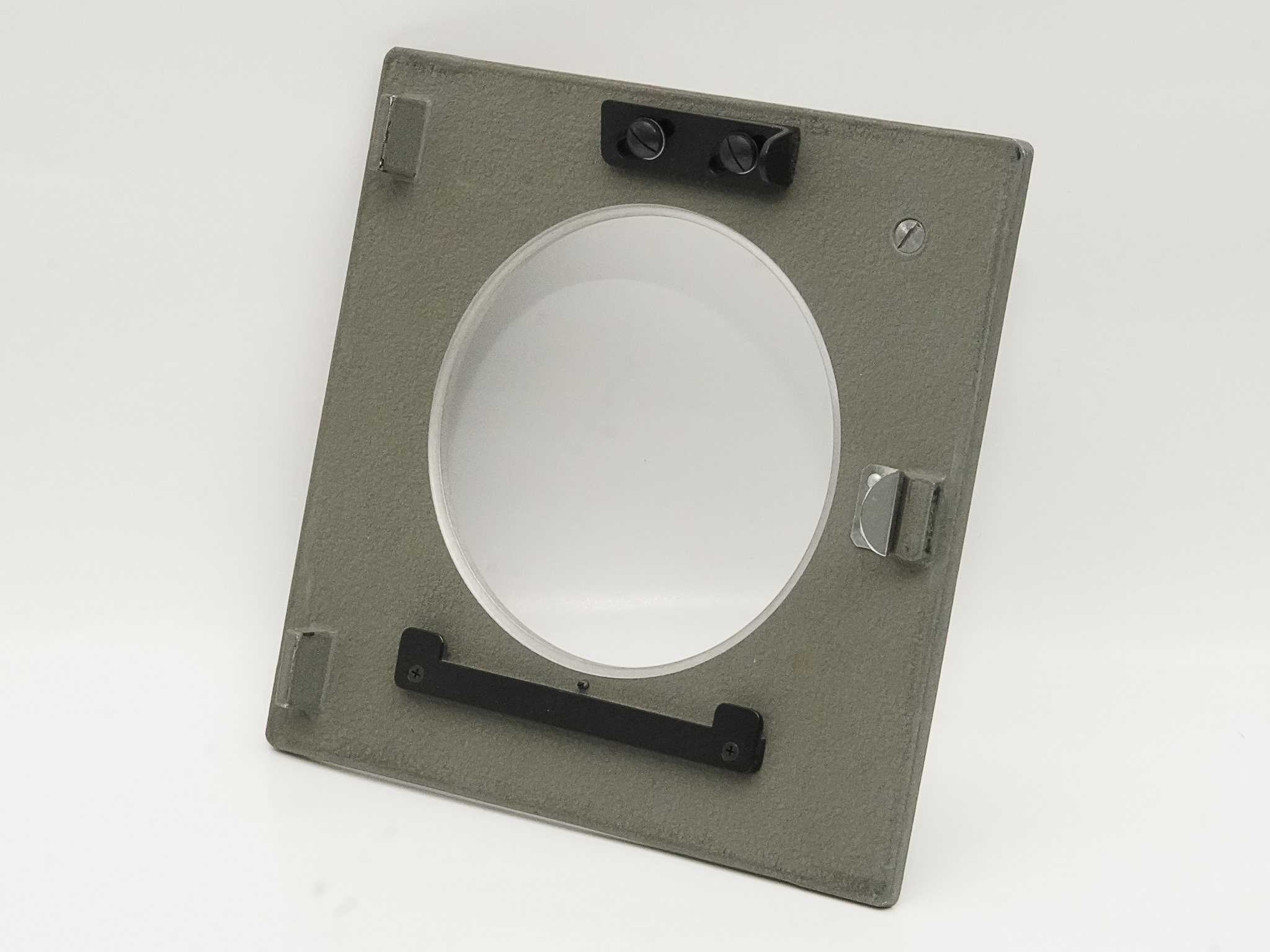 Sinar 用  リンホフテヒニカ4×5inレンズ アダプタボード，14 cm 角 Sinar S型当時オリジナルボード使用　中古品の画像