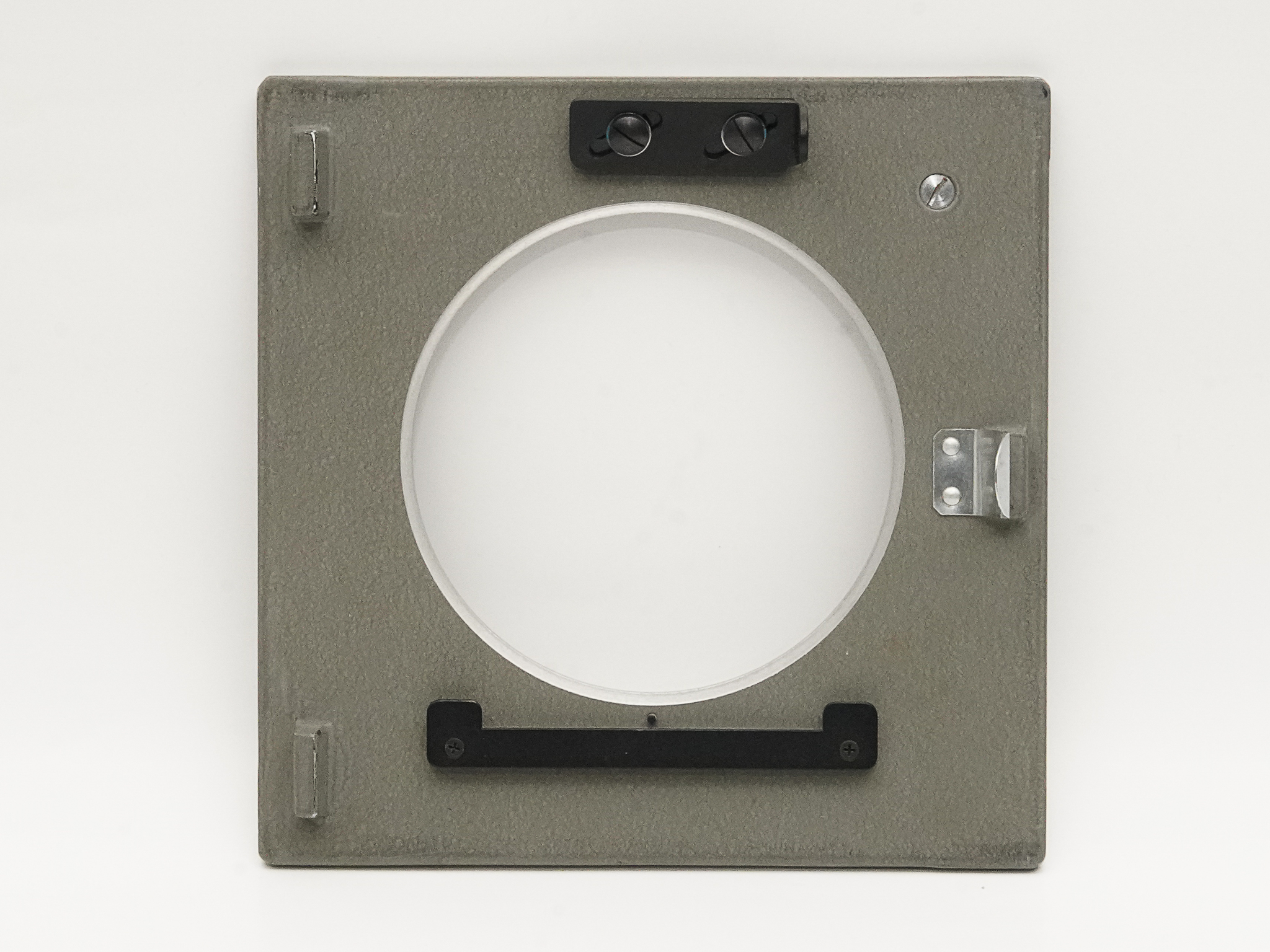Sinar 用  リンホフテヒニカ4×5inレンズ アダプタボード，14 cm 角 Sinar S型当時オリジナルボード使用　中古品の画像