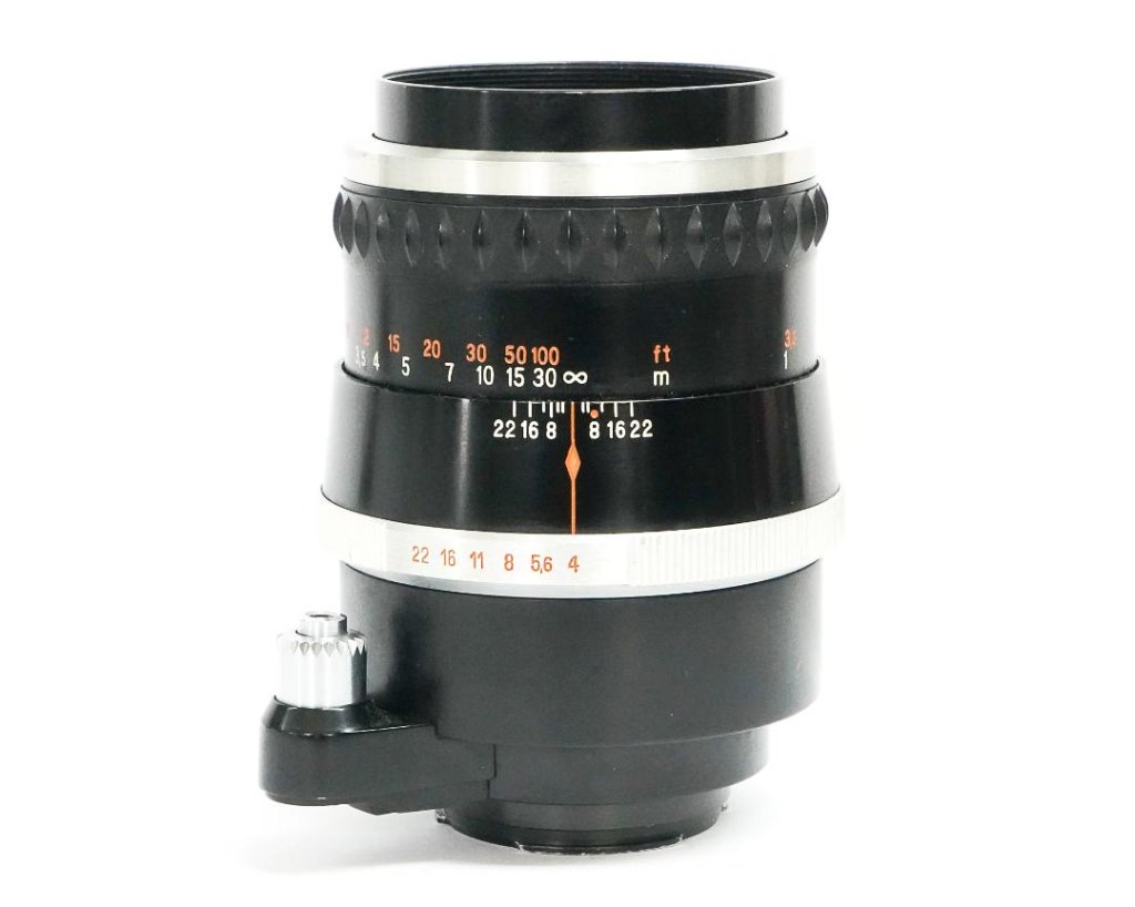 135/4 Sonnar  エキザクターマウント  (Carl Zeiss Jena) Germany 　自動絞りと実絞り切り替え有り  前後キャップ付 の画像