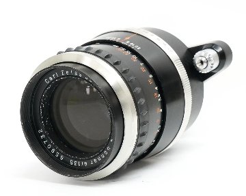 135/4 Sonnar  エキザクターマウント  (Carl Zeiss Jena) Germany 　自動絞りと実絞り切り替え有り  前後キャップ付 の画像