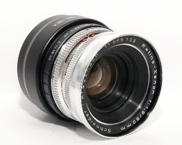 50/1.9   Retina-Xenon　Schneider-Kreuznach　Germany　Sony/E マウントアダプタ付の画像