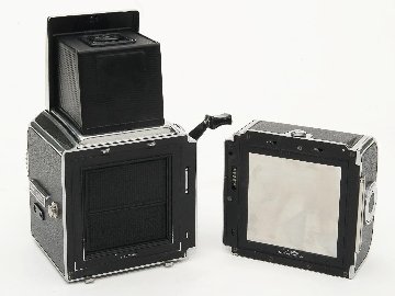 Hasselblad 500C  80/2.8 Planar (Cレンズ ) M-12マガジン スタンダード焦点板 ネックストラップ付 日本語使用説明書付(コピー)の画像