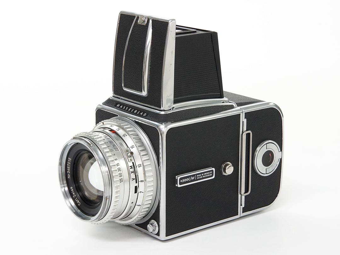 Hasselblad 500C/M  80/2.8 Planar (Cレンズ ) A-12マガジン スタンダード焦点板 ネックストラップ付 日本語使用説明書付(コピー)の画像
