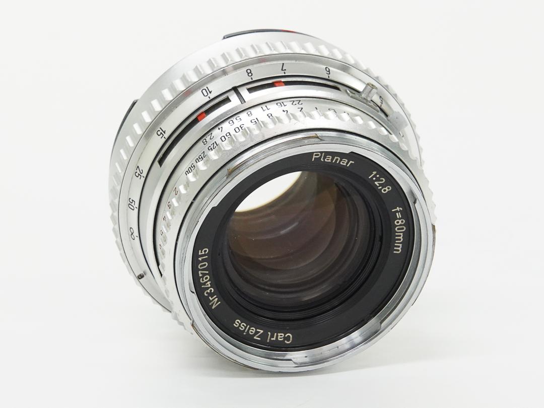 Hasselblad 500C/M  80/2.8 Planar (Cレンズ ) A-12マガジン スタンダード焦点板 ネックストラップ付 日本語使用説明書付(コピー)の画像