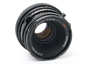  Hasselblad 500C/M black  80/2.8 Planar T* (CFレンズ) A-12マガジン スタンダード焦点板 ネックストラップ付 日本語使用説明書付の画像