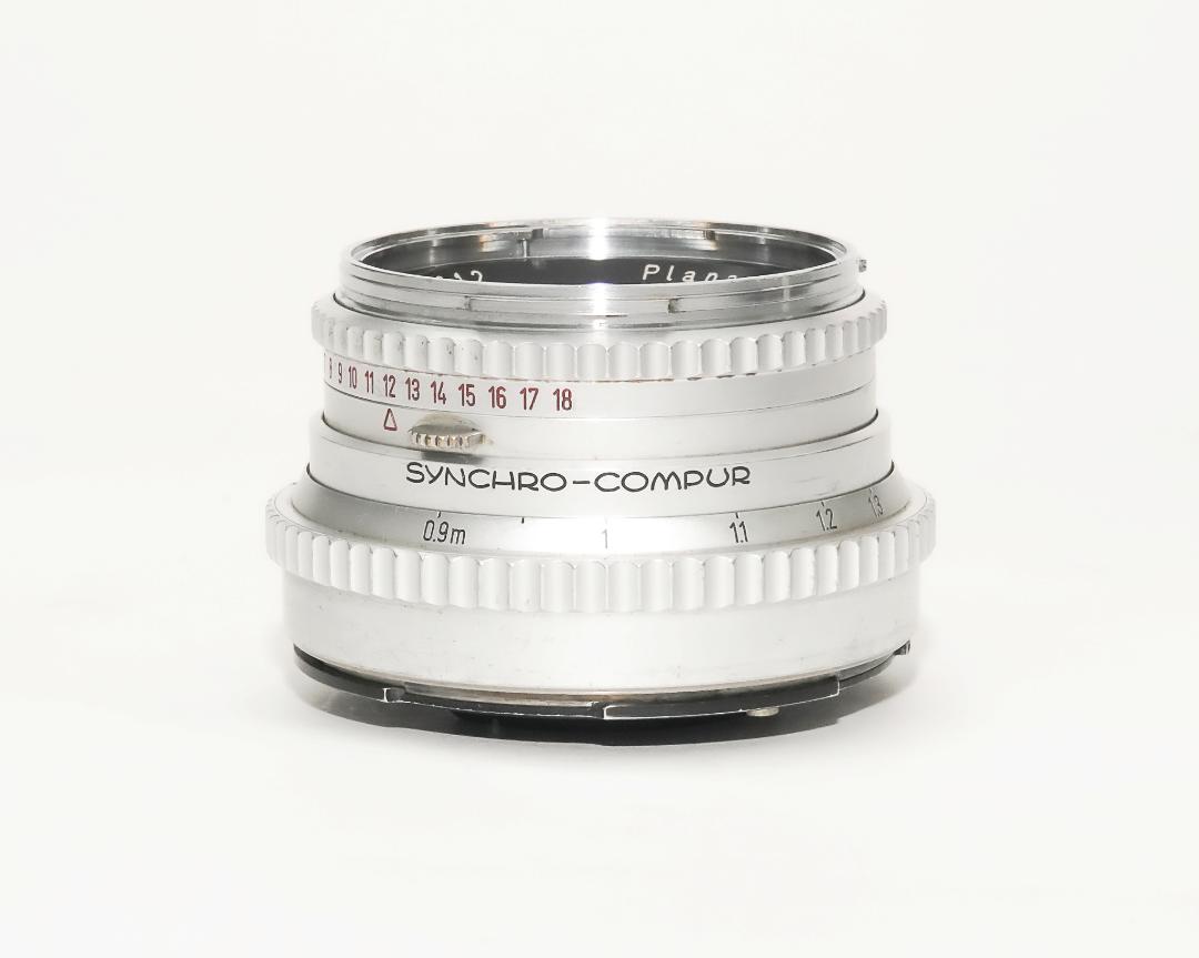 LEICA - 【6枚玉】ハッセルブラッド 80mm 2.8 メタルフード付き 80/2.8 Planar (Cレンズ) 6枚玉 Rare中のレアモノ