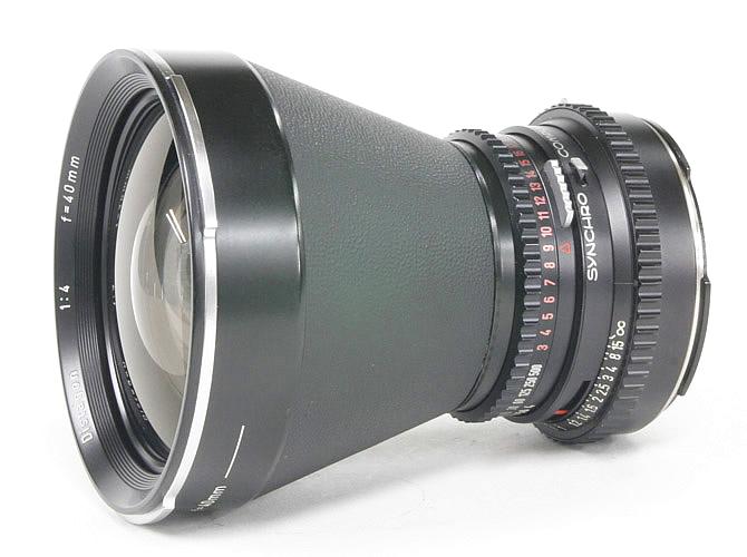 40/4 Distagon (Cレンズ) ハッセルブラッド Vシリーズ用  SYNCHRO COMPUR M.X.V.Shutter 付 レンズケース付（オリジナル） の画像