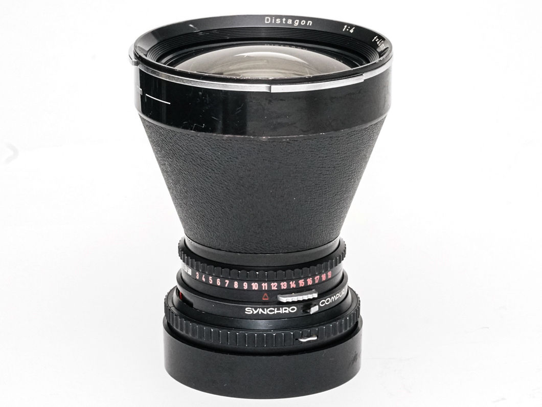 40/4 Distagon (Cレンズ) ハッセルブラッド Vシリーズ用  SYNCHRO COMPUR M.X.V.Shutter 付 レンズケース付（オリジナル） の画像