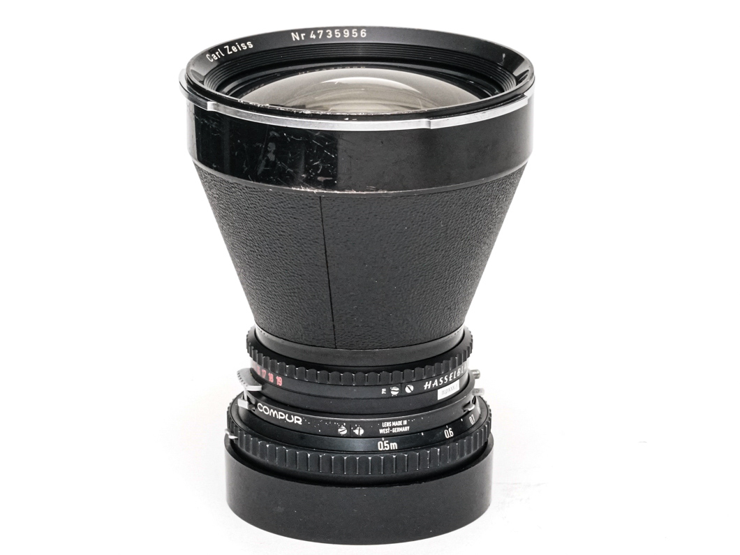 40/4 Distagon (Cレンズ) ハッセルブラッド Vシリーズ用  SYNCHRO COMPUR M.X.V.Shutter 付 レンズケース付（オリジナル） の画像
