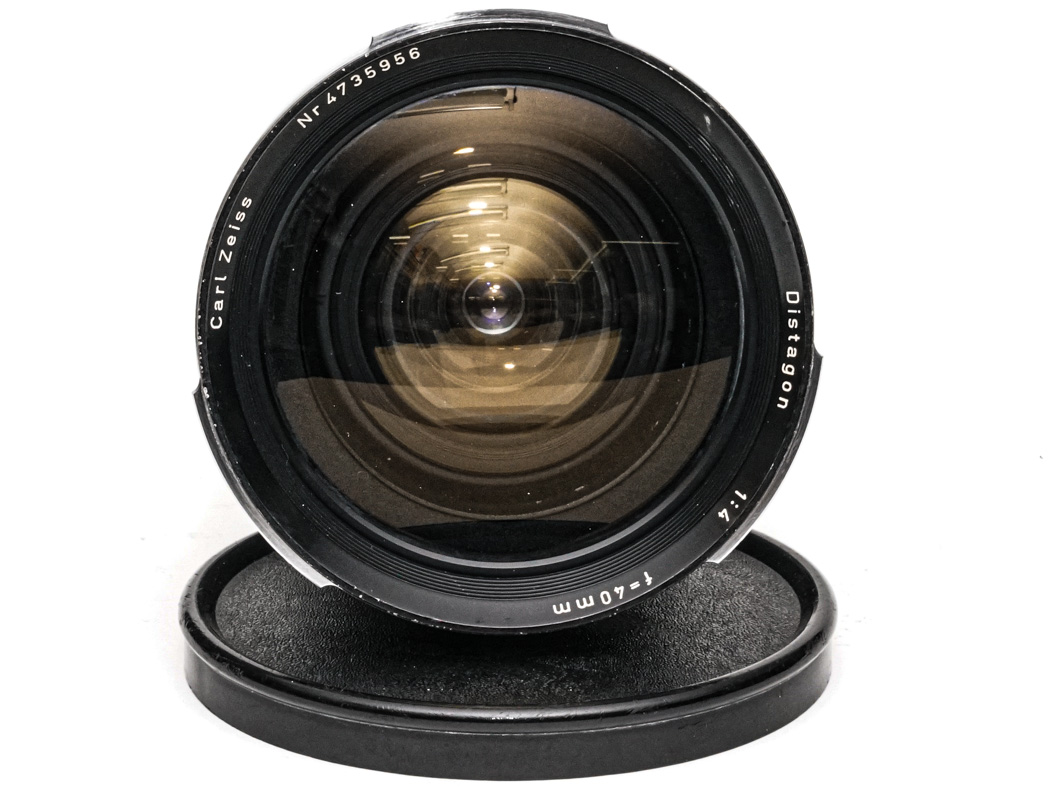 40/4 Distagon (Cレンズ) ハッセルブラッド Vシリーズ用  SYNCHRO COMPUR M.X.V.Shutter 付 レンズケース付（オリジナル） の画像