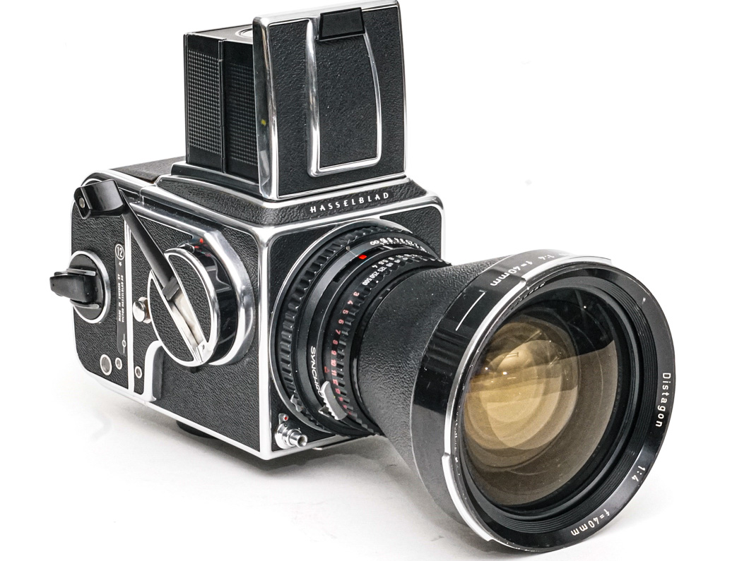40/4 Distagon (Cレンズ) ハッセルブラッド Vシリーズ用  SYNCHRO COMPUR M.X.V.Shutter 付 レンズケース付（オリジナル） の画像