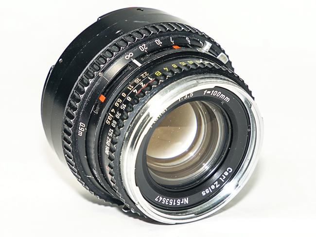 100/3.5 Planar (Cレンズ) 先白 ハッセルブラッド Vシリーズ用  SYNCHRO COMPUR M.X.V.Shutter 付 純正前後キャップ付 (通称山岳プラナー)の画像