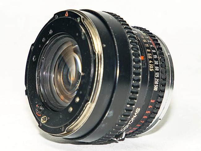 100/3.5 Planar (Cレンズ) 先白 ハッセルブラッド Vシリーズ用  SYNCHRO COMPUR M.X.V.Shutter 付 純正前後キャップ付 (通称山岳プラナー)の画像