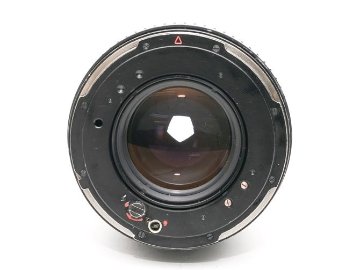 100/3.5 PlanarT*(Cレンズ) 先白 ハッセルブラッド Vシリーズ用  SYNCHRO COMPUR M.X.V.Shutter 付 純正メタルフード,純正前後キャップ付 山岳プラナーの画像