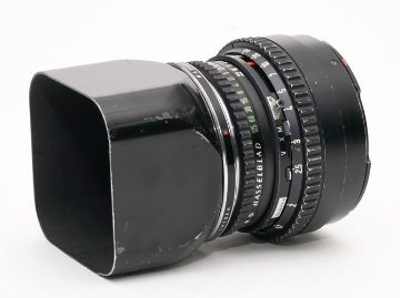 100/3.5 PlanarT*(Cレンズ) 先白 ハッセルブラッド Vシリーズ用  SYNCHRO COMPUR M.X.V.Shutter 付 純正メタルフード,純正前後キャップ付 山岳プラナーの画像