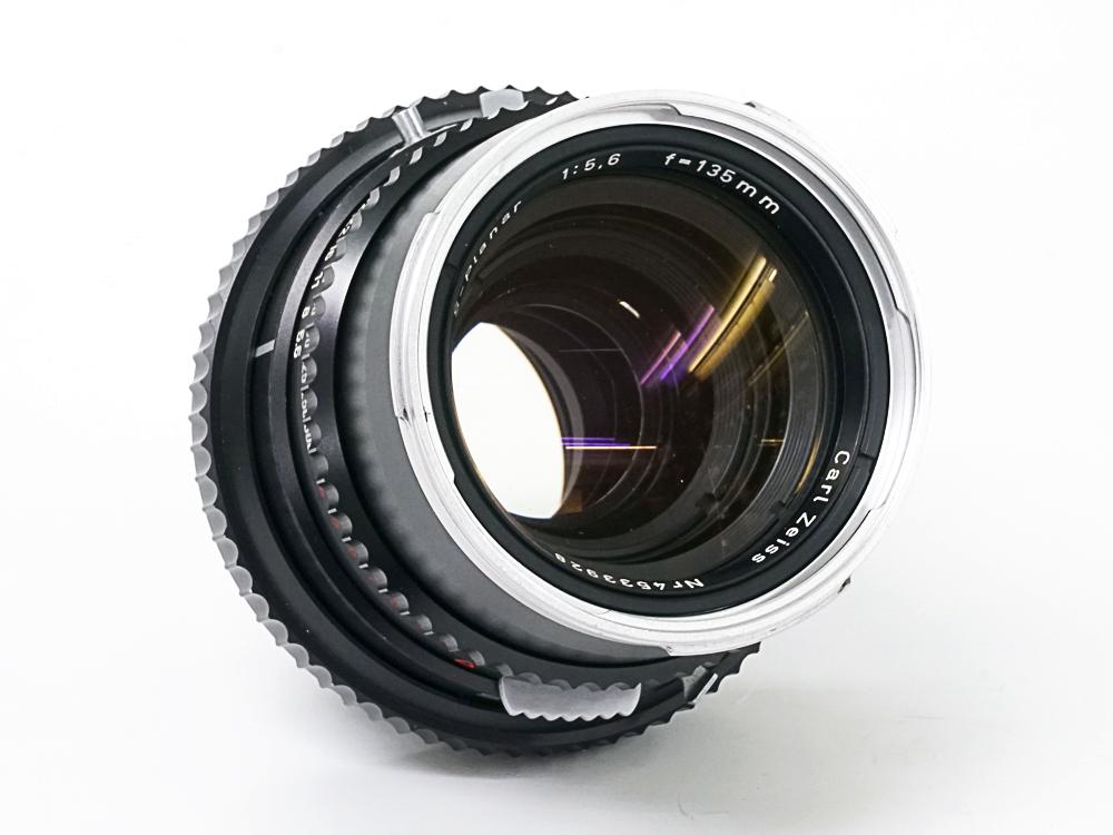 135/5.6 S-Planar  (Cレンズ) 先白 ハッセルブラッド Vシリーズ用  SYNCHRO COMPUR M.X.V.Shutter 付 純正前後キャップ付の画像