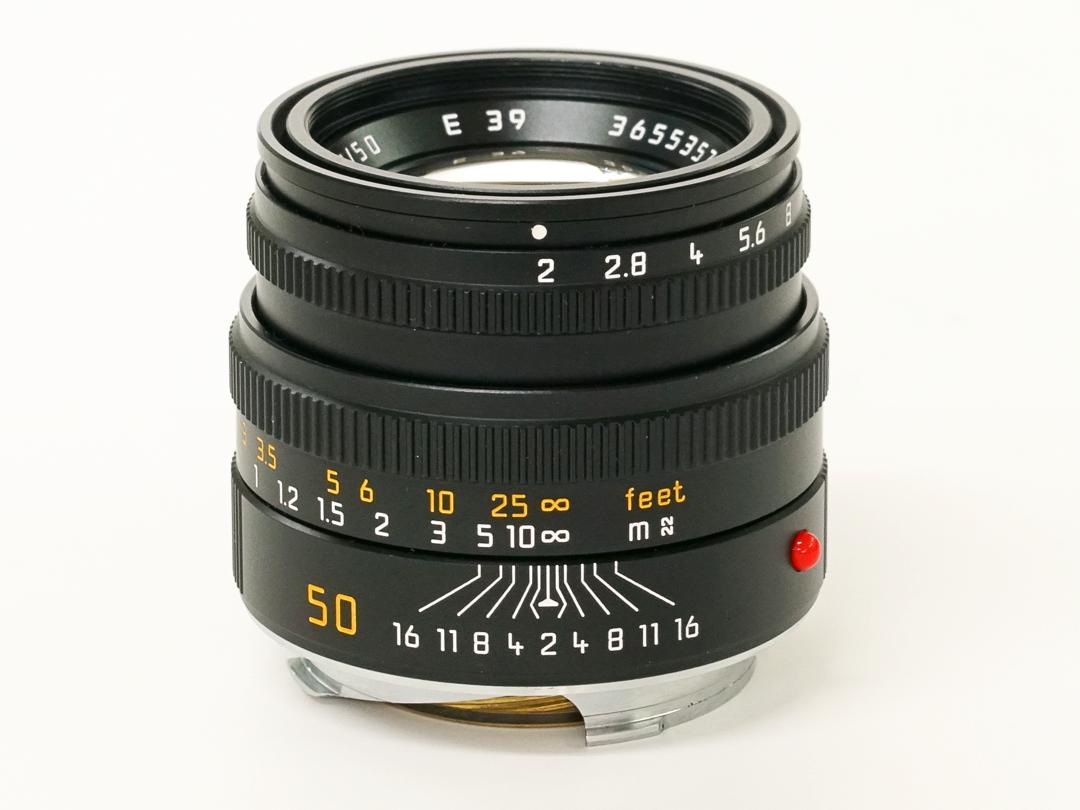 50/2 Summicron (made in Germany) ライカＭ用  L#355375 後キャップ付 距離計連動の画像