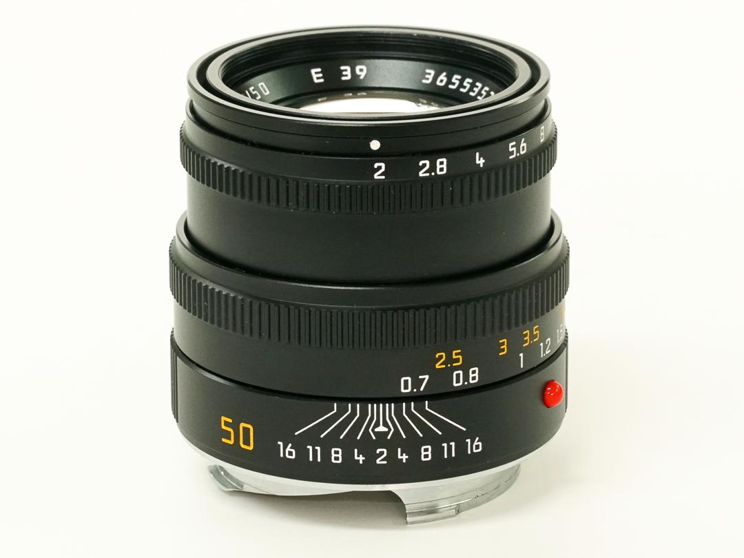 50/2 Summicron (made in Germany) ライカＭ用  L#355375 後キャップ付 距離計連動の画像