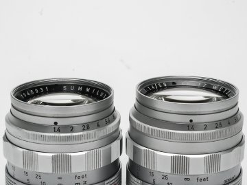 50/1.4 SUMMILUX (ズミルックス) (made in Germany) ライカＭ用 第１世代の初期バアージョン　貴婦人の呼称の画像