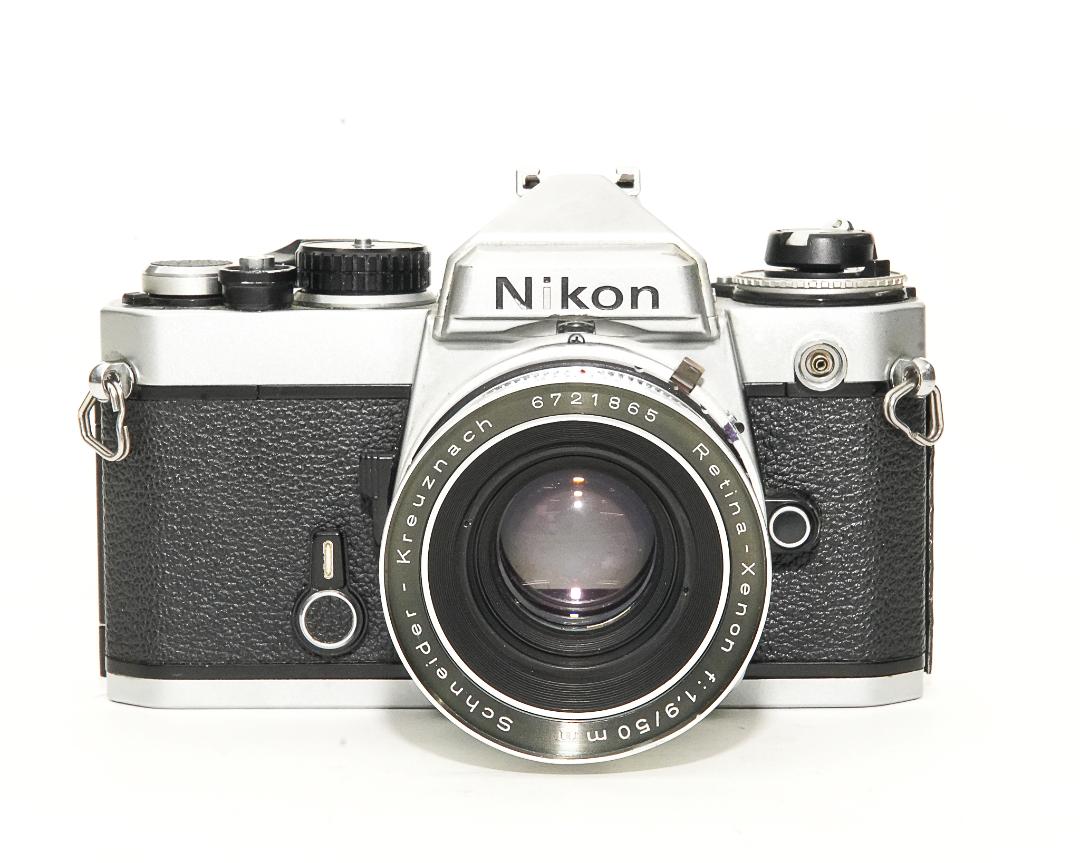 Deckelマウントのレンズを→Nikon F 一眼レフカメラへ) ∞ OK 　　　　 ベッサマチックマウント&ウルトラマチックマウント&Retina Flexマウントが使用可能の画像