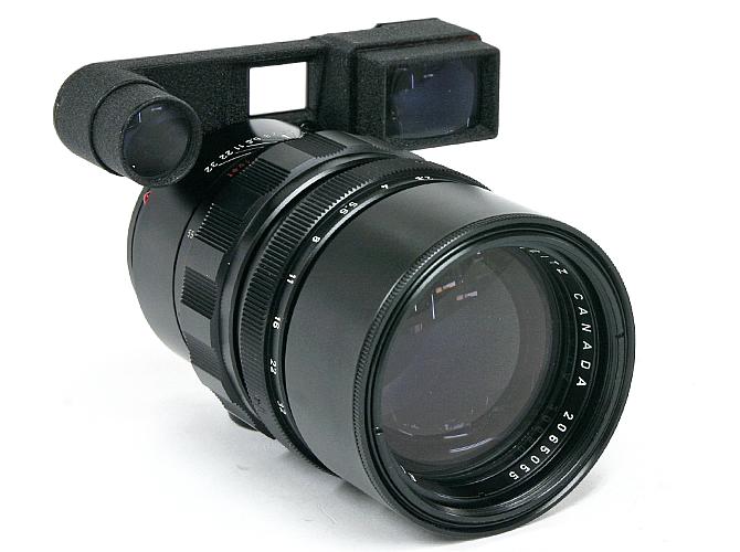 135/2.8 Elmarit (Canada) ライカM用  ビゾフレックスに使用可 メタルフード内蔵(キャップ付) 距離計連動の画像