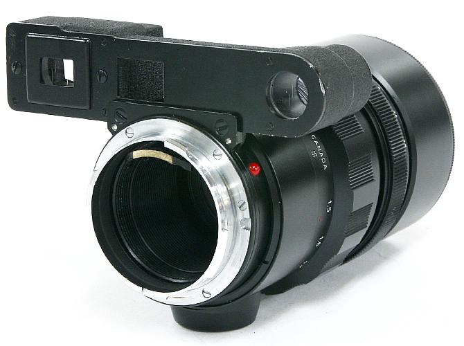 135/2.8 Elmarit (Canada) ライカM用  ビゾフレックスに使用可 メタルフード内蔵(キャップ付) 距離計連動の画像