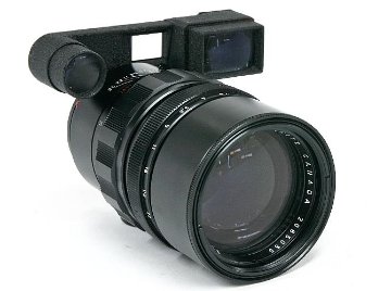 135/2.8 Elmarit (Canada) ライカM用  ビゾフレックスに使用可 メタルフード内蔵(キャップ付) 距離計連動の画像