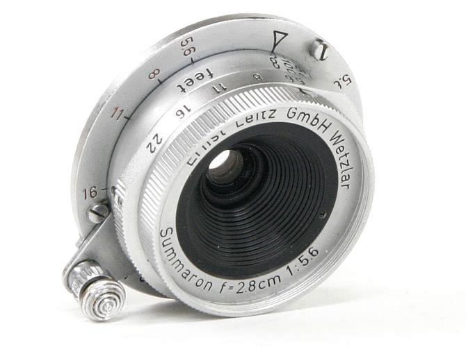 28/5.6 Red Summaron ライカスクリュー(L39)用  距離計連動　Germany L#1413349, 1956年製造　　　　　　　　　Original L-39の画像