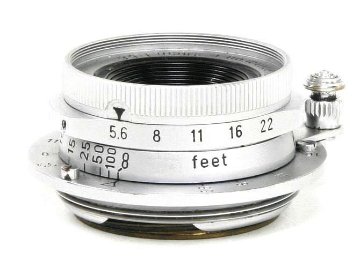 28/5.6 Red Summaron ライカスクリュー(L39)用  距離計連動　Germany L#1413349, 1956年製造　　　　　　　　　Original L-39の画像