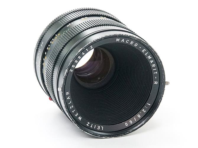 60/2.8 Macro-ELMARIT-R ライカ R 用　(Germany) ファーストバージョン L#2698412 前後キャップ付の画像