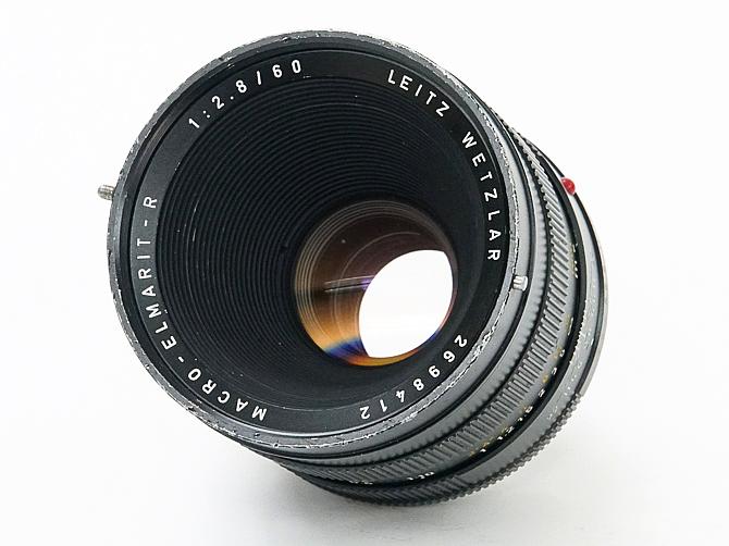 60/2.8 Macro-ELMARIT-R ライカ R 用　(Germany) ファーストバージョン L#2698412 前後キャップ付の画像