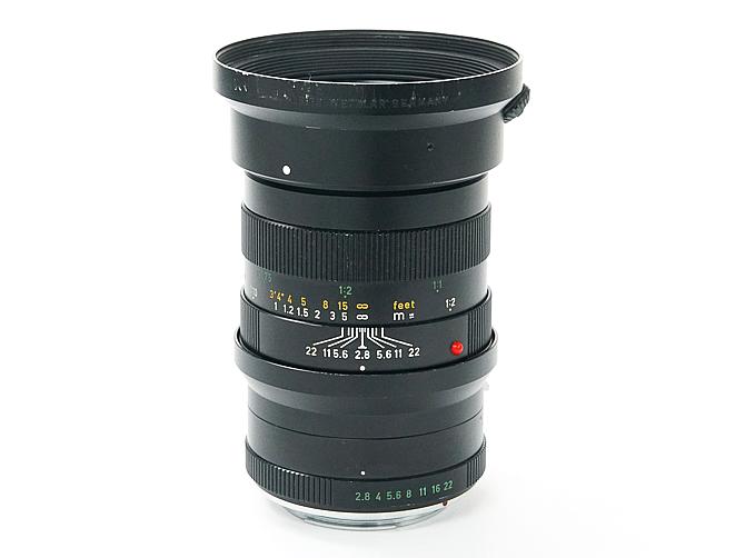 60/2.8 Macro-ELMARIT-R ライカ R 用 　(Germany) 1:1等倍リング付 2カム 専用メタルフード  純正PLフィルタ付 L#2894125 前後純正キャップ付の画像