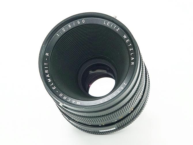 60/2.8 Macro-ELMARIT-R ライカ R 用 　(Germany) 1:1等倍リング付 2カム 専用メタルフード  純正PLフィルタ付 L#2894125 前後純正キャップ付の画像