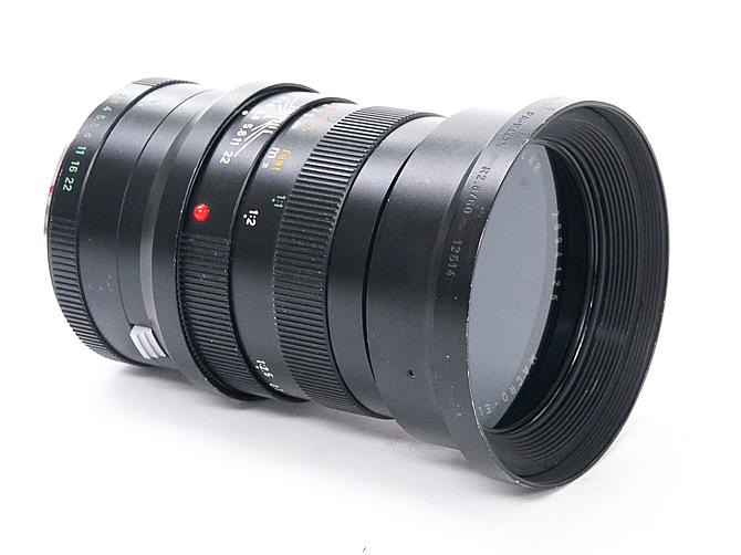 60/2.8 Macro-ELMARIT-R ライカ R 用 　(Germany) 1:1等倍リング付 2カム 専用メタルフード  純正PLフィルタ付 L#2894125 前後純正キャップ付の画像