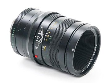 60/2.8 Macro-ELMARIT-R ライカ R 用 　(Germany) 1:1等倍リング付 2カム 専用メタルフード  純正PLフィルタ付 L#2894125 前後純正キャップ付の画像