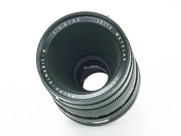 60/2.8 Macro-ELMARIT-R ライカ R 用 　(Germany) 1:1等倍リング付 2カム 専用メタルフード  純正PLフィルタ付 L#2894125 前後純正キャップ付の画像