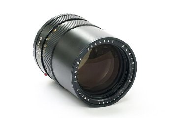 135/2.8 ELMARIT-R (CANADA) ライカR用  フード内臓　前後純正キャップ付 UVaフィルター付(純正)  L#2405972の画像