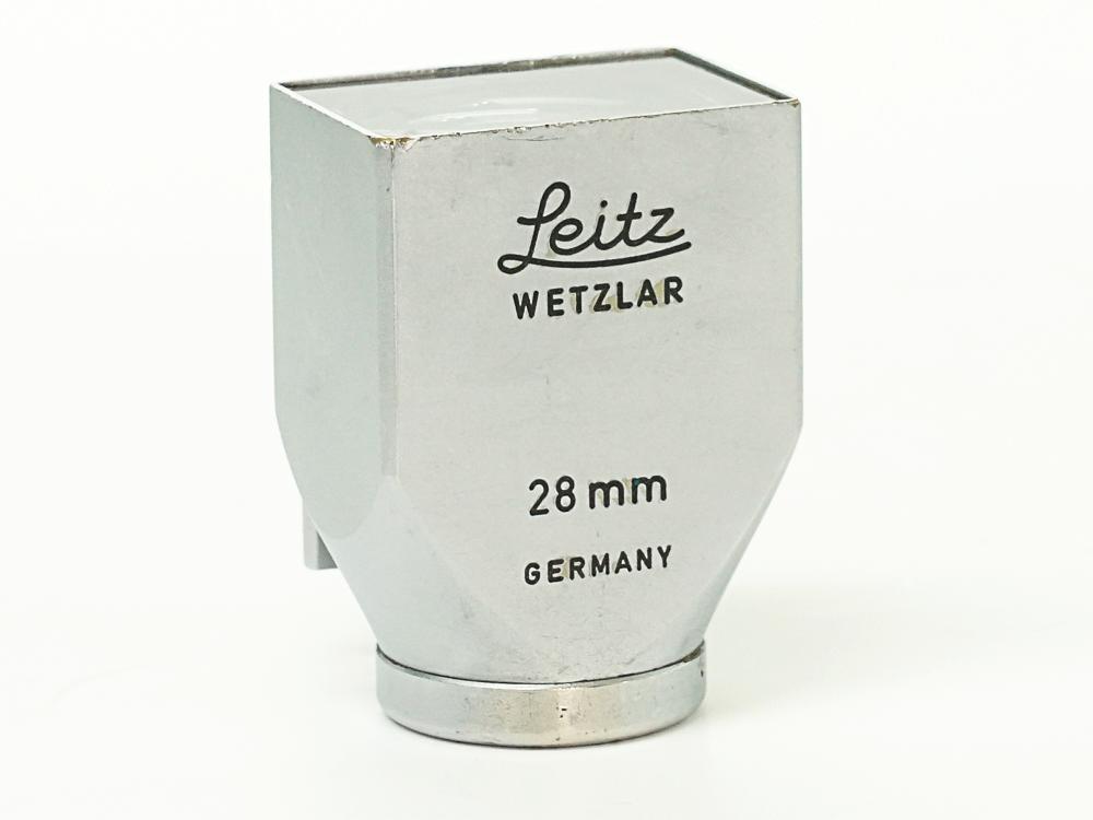 Leica 28mm 用  メタルファインダー(Chrome)の画像