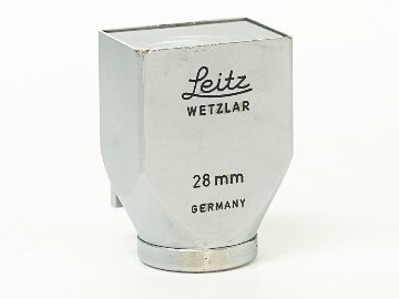 Leica 28mm 用  メタルファインダー(Chrome)の画像