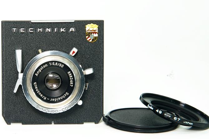 90/6.8 アンギロン(Angulon) (Schneider)  Synchro-Compur M,X,V,0番シャッター付の画像
