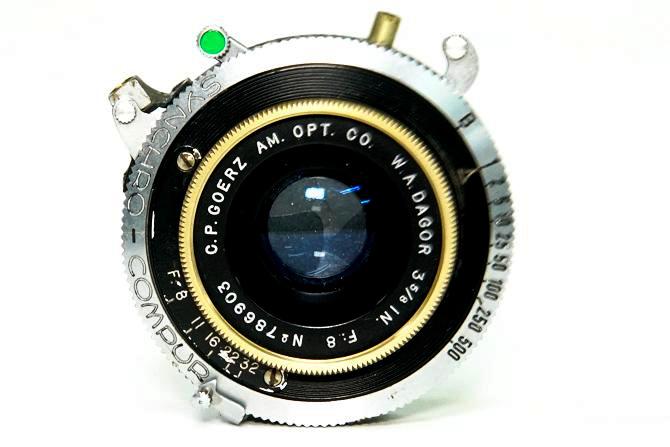 92/8 Gold Rim Wide angle Dagor C.P. GOERZ シンクロコンパー00番シャッター付(M.X)の画像