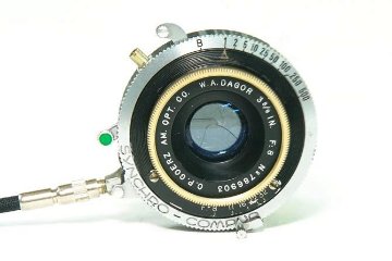 92/8 Gold Rim Wide angle Dagor C.P. GOERZ シンクロコンパー00番シャッター付(M.X)の画像